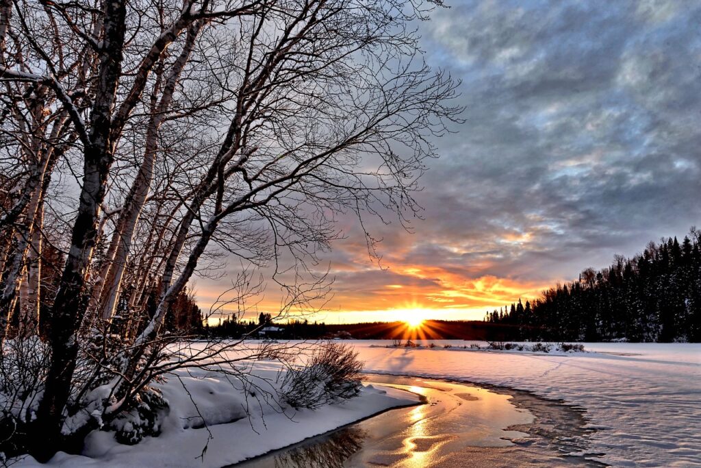 Landschaft im Winter